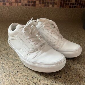 Vans Women's All-White Classic Sneakers